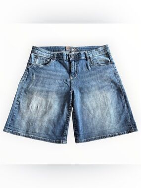 Kut from the Kloth Women's Classic Blue Denim Summer Jean Shorts | Size 14